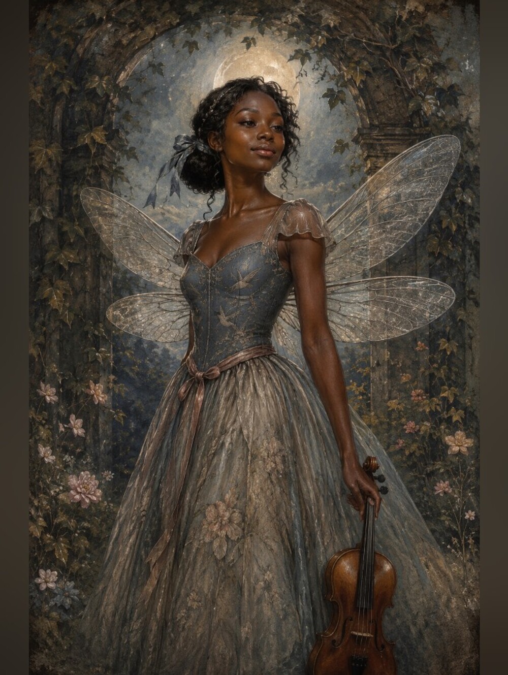 8pc=BEAUTIFUL BLACK Fairy IMAGE PRINTS SPECIAL. - Picture 5 of 8